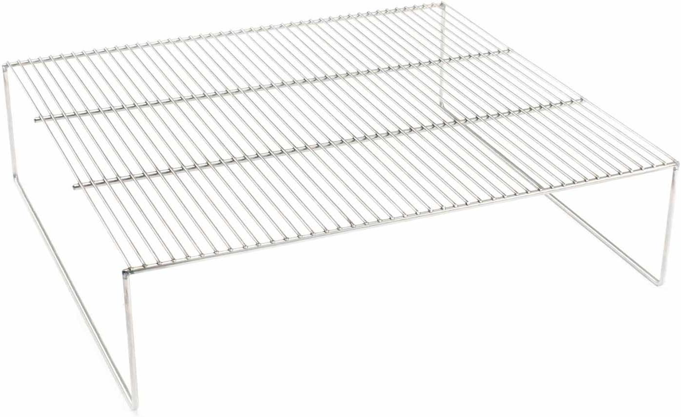 22"x 20" Top Grill 22"X 20" Large 22" x 20" x 6" Top Grill, Silver Steel