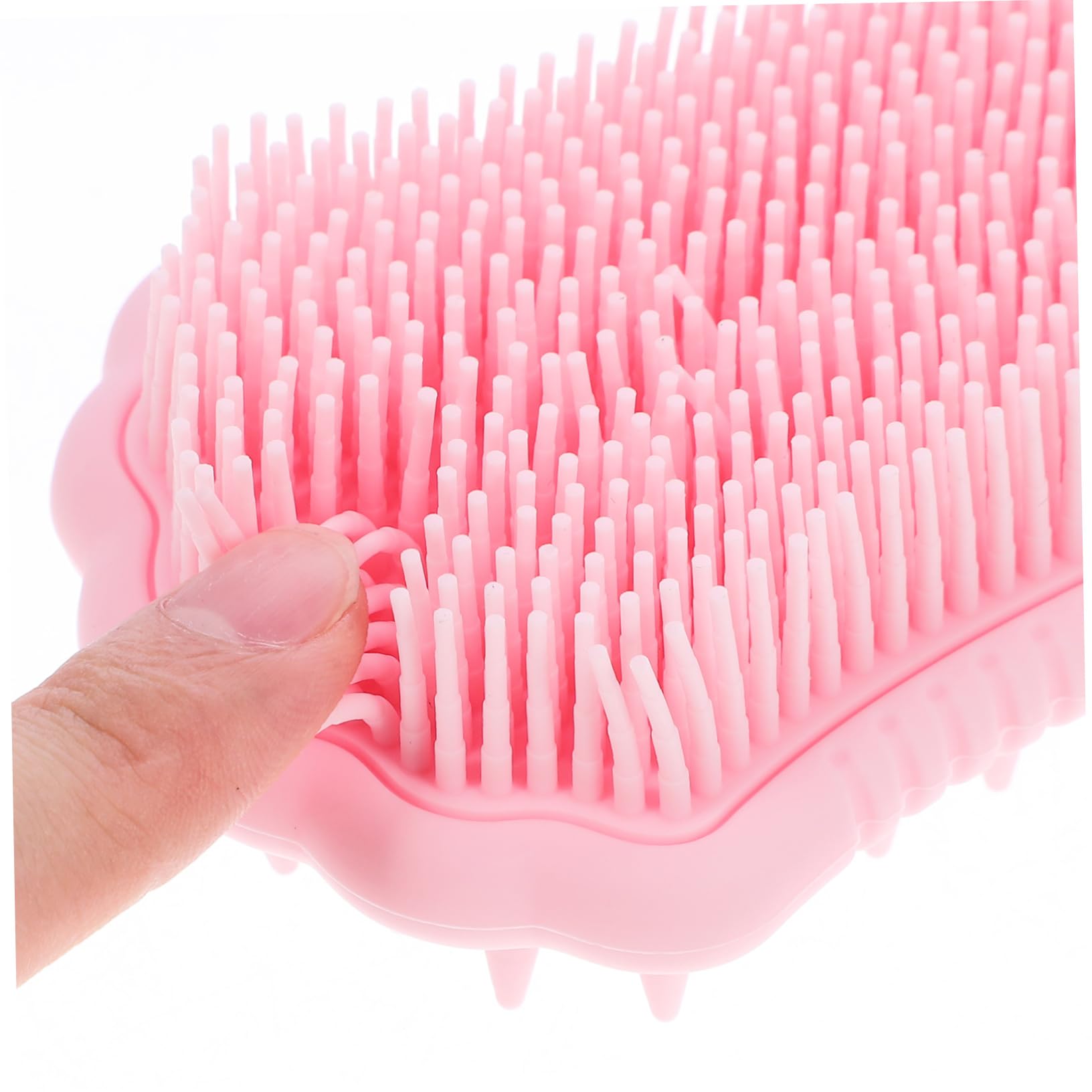 Healvian 5pezzi Spazzola Per Massaggio Del Capelluto Silicone Con Setole Morbide Strumento Da Doccia Per Esfoliazione e Pulizia Dei