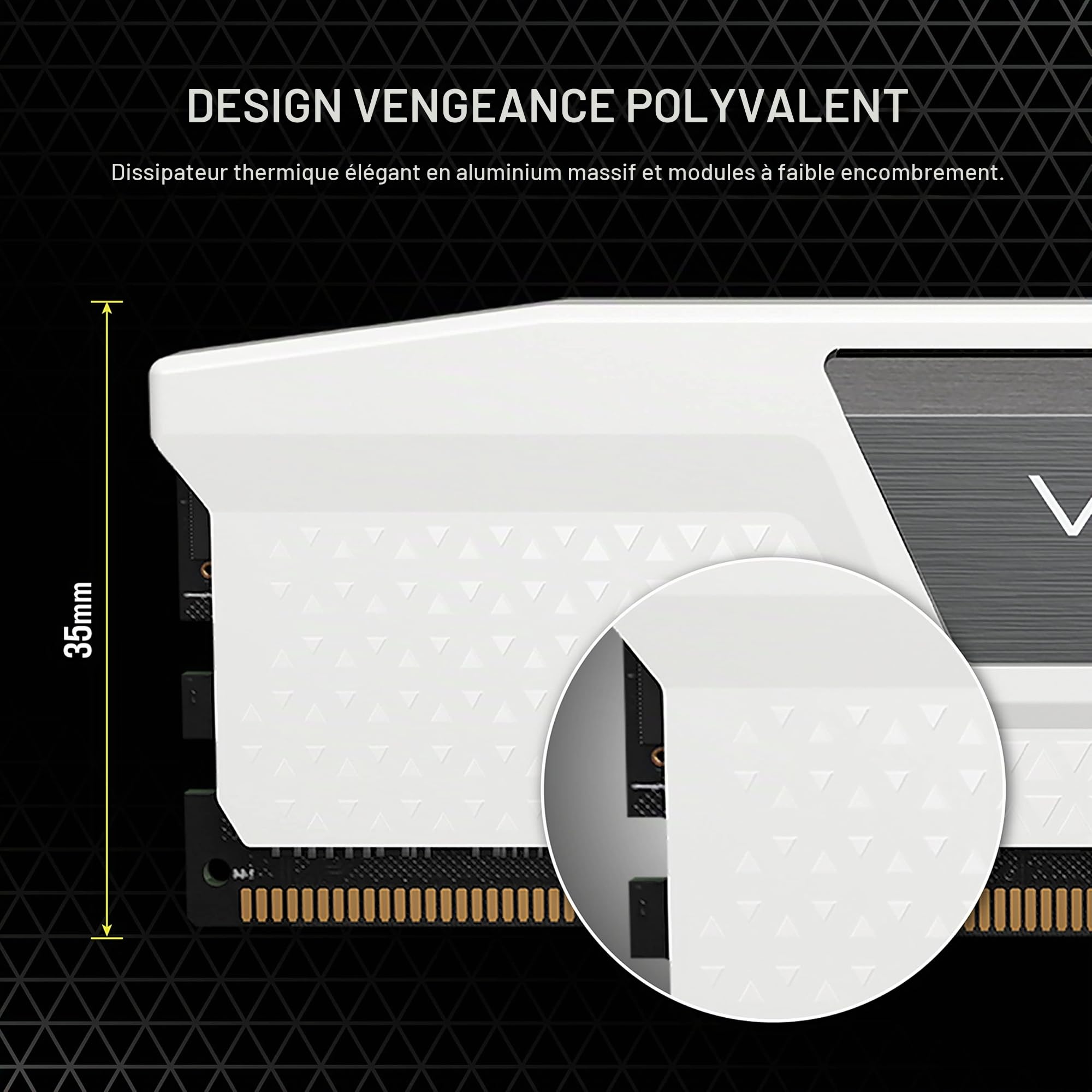 CORSAIR Vengeance DDR5 32Go (2 x 16Go) Jusqu'à 5600MHz Intel RAM
