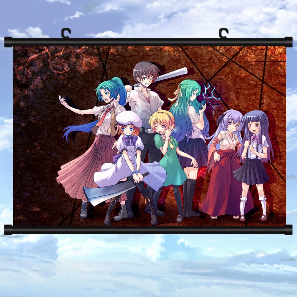 ひぐらし　Daiichiマーケット　沙都子　タペストリー ひぐらしDaiichiマーケット沙都子タペストリー