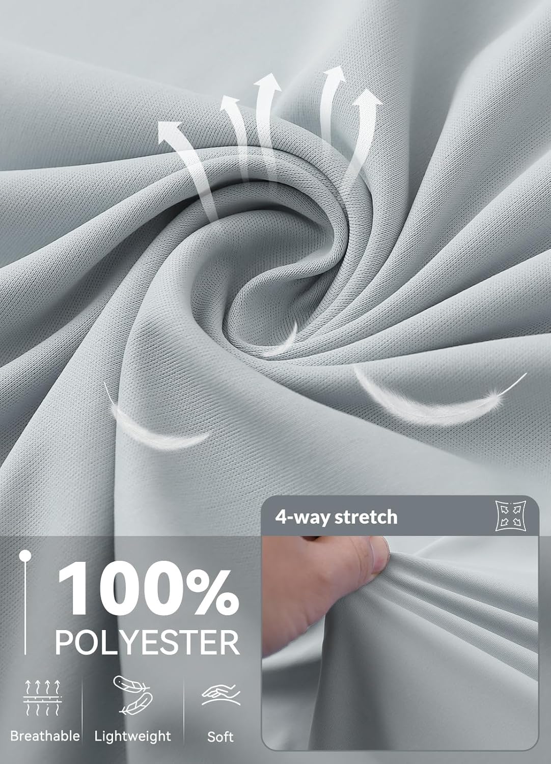 baleaf Women's UPF 50+ Sun Shirts Flowy Swing Tunic Tops Long Sleeve UV Protection Hiking Outdoor Workout S-3XL Plus Size - Image 5