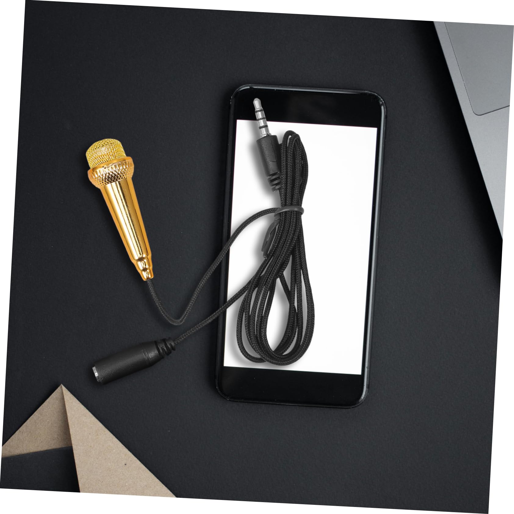 JOINPAYA Small Microphone for Phone Mini Cellphone Microphone Recording Phone Mic