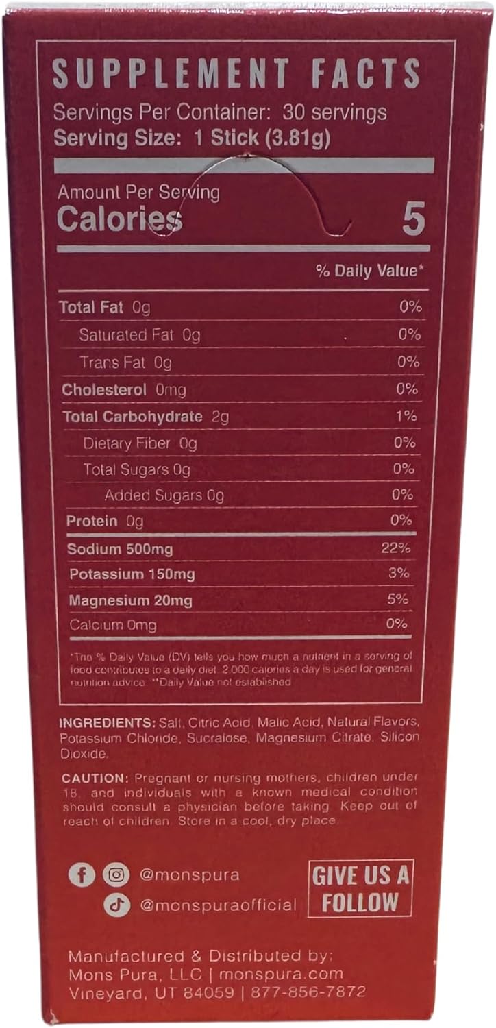 Hydra Watermelon Electrolyte Drink Mix - 30 Count