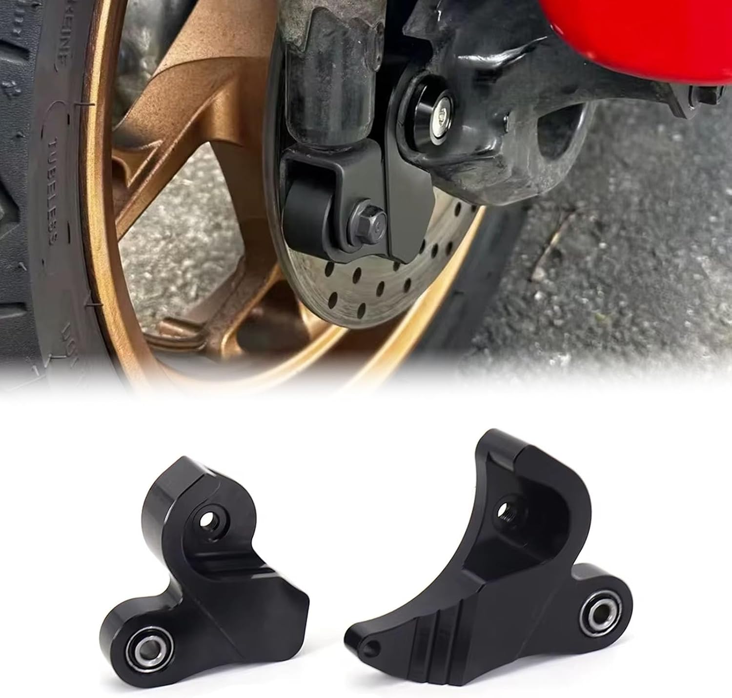 For X-MAX 300 XMAX300 2021-2025 New Motorcycle Shock Absorber Rear Suspension Bracket Lowering Link Kit Accessories (Black)