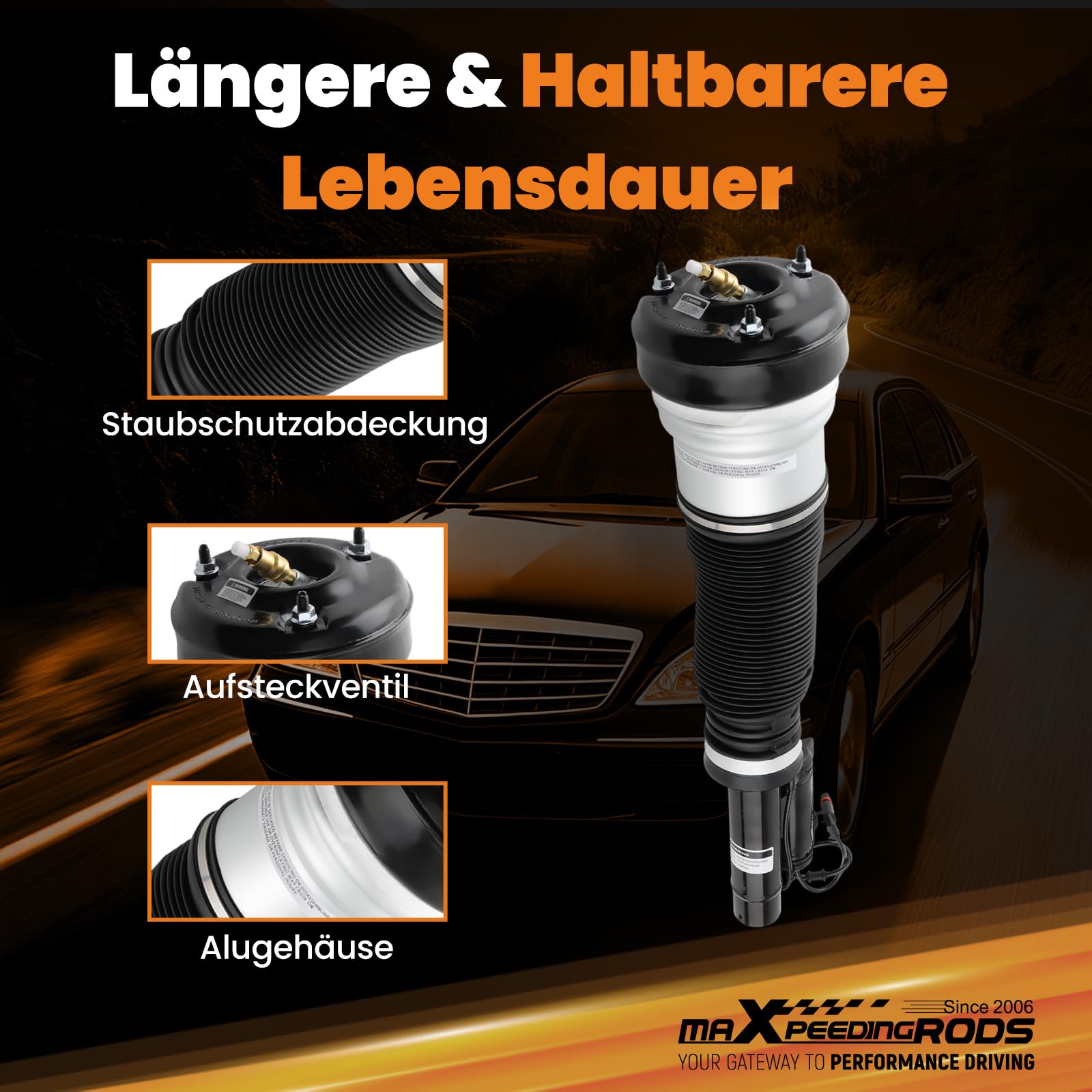 maXpeedingrods Federbein vorne Mercedes S-Klasse W220 Luft Airmatic