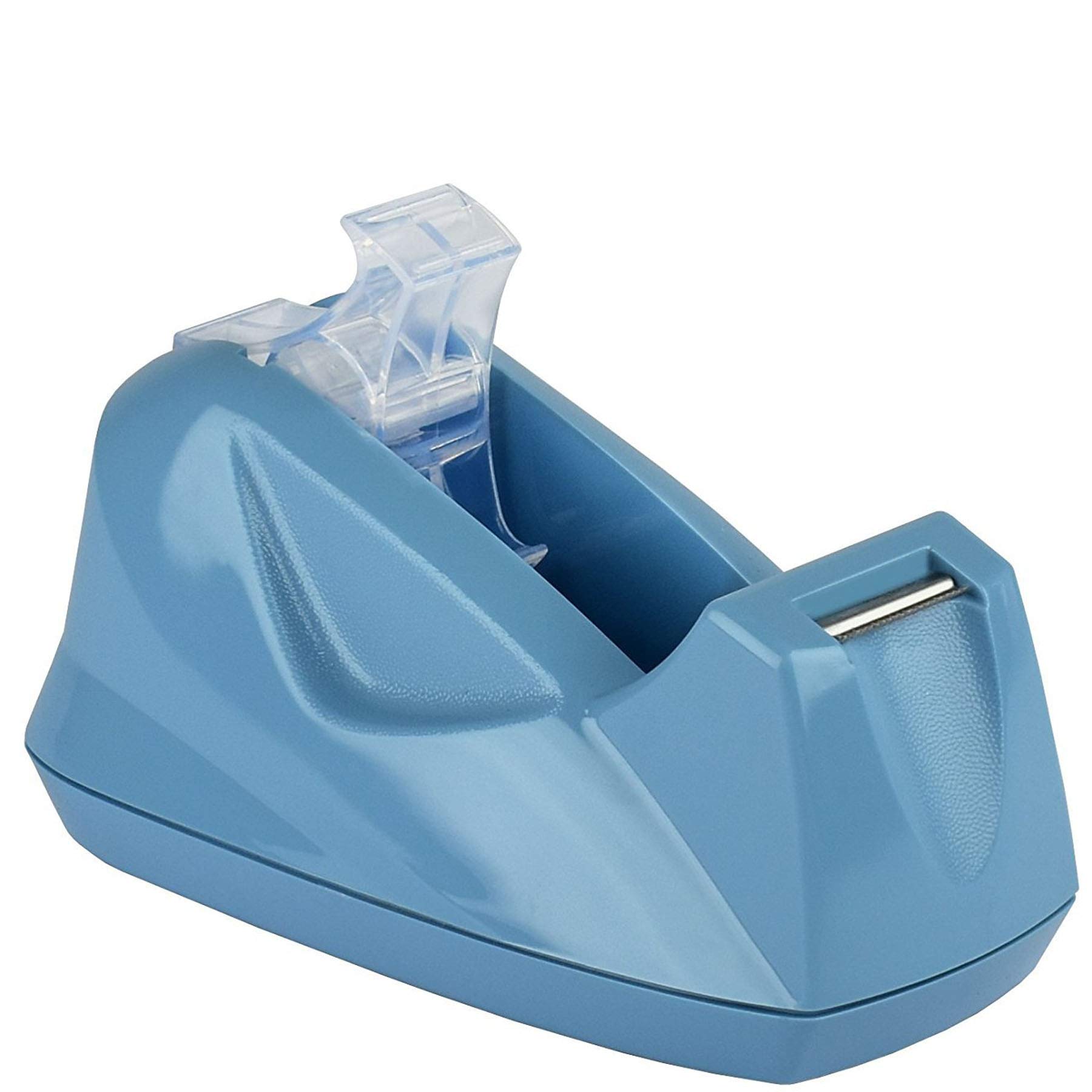 Acrimet Premium Desktop Tape Dispenser Jumbo, Plastic, Non-Skid Base (Heavy Duty) (Light Blue Color), 7.8 x 4.1 x 3.7 inches - Image 2