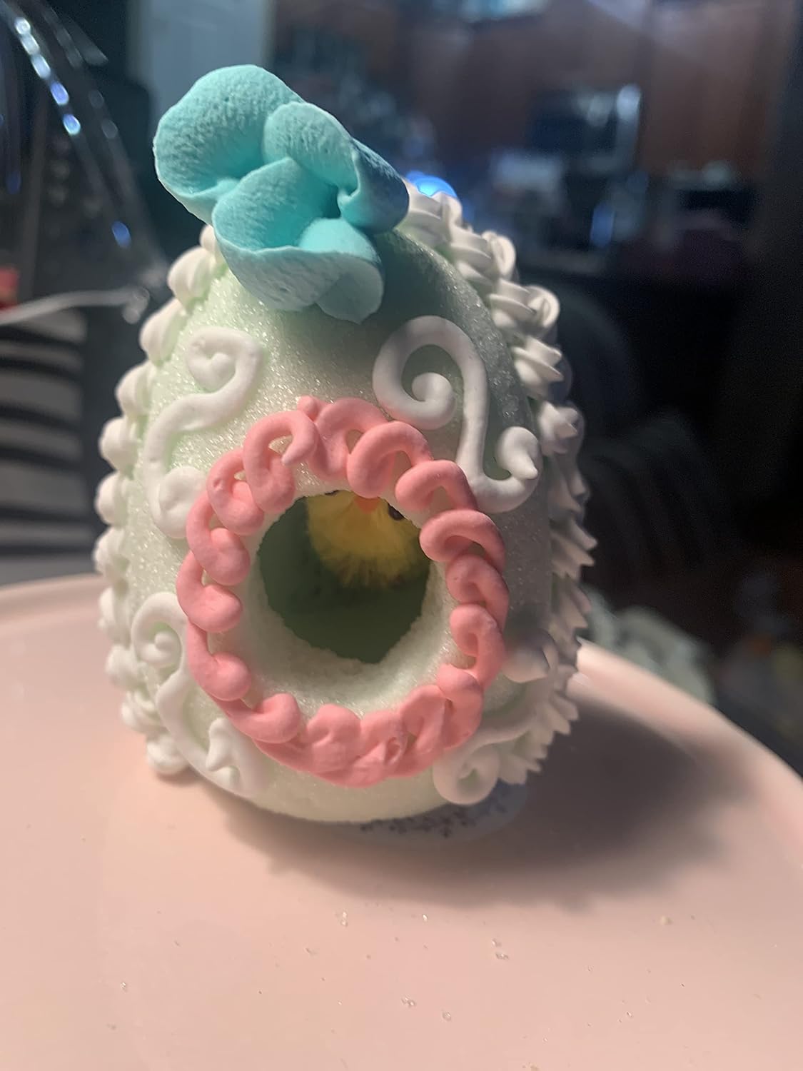 White Panoramic Easter Egg