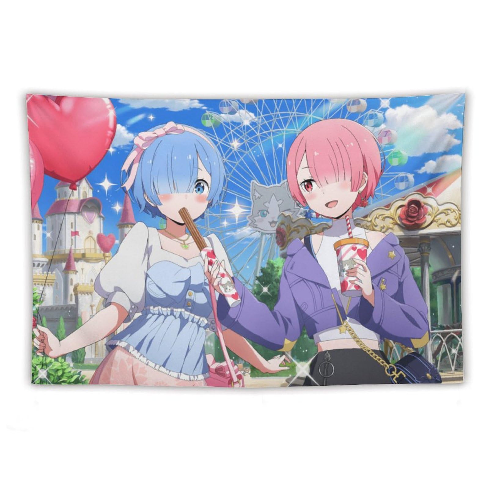 リゼロ レム ラム エミリア タペストリー 5本セット Amazon.co.jp: Re ゼロから始める異世界生活 リゼロ レム エミリア