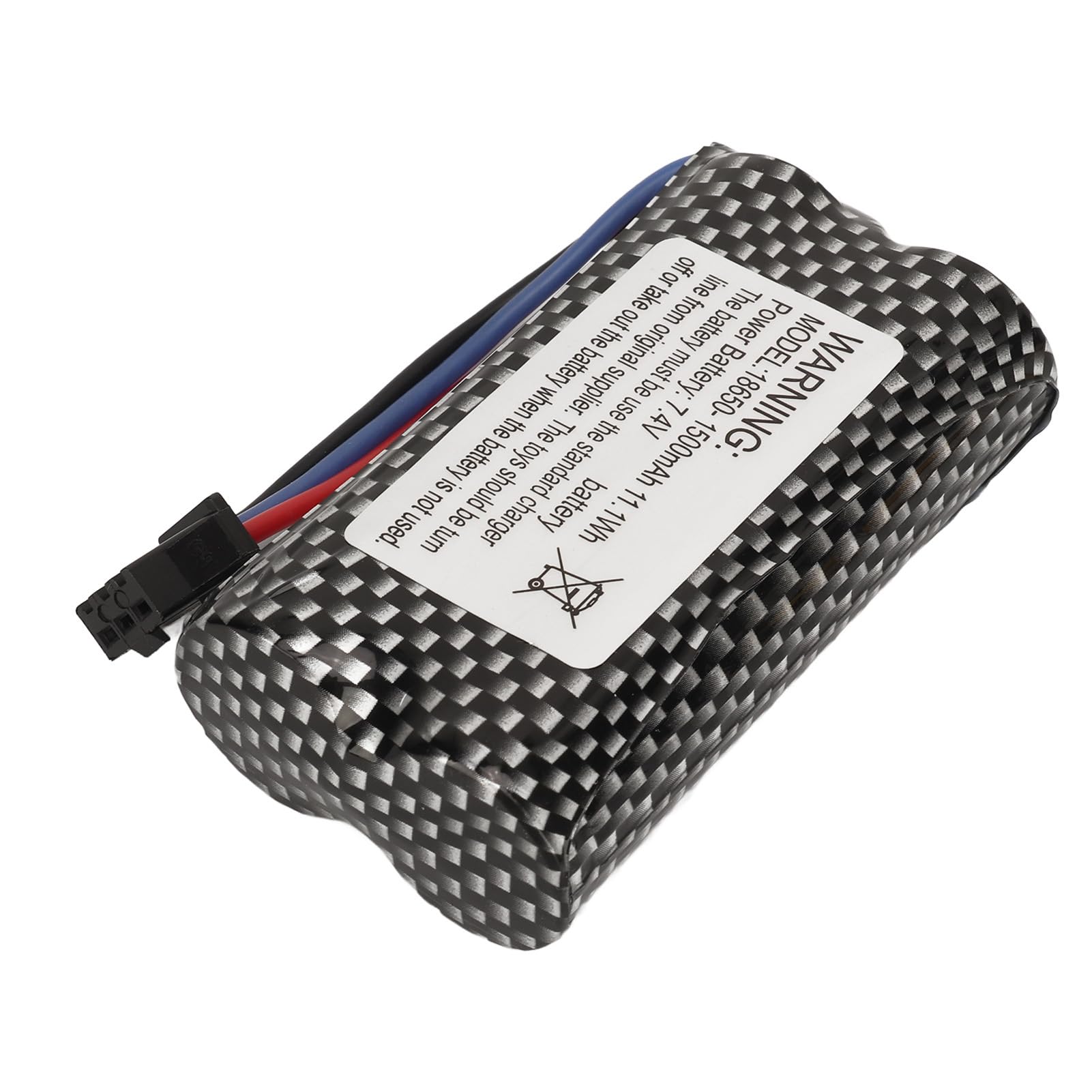 Gonetre RC Lipo Batterie Haute capacité 1500mAh 7,4 V Batterie en Polymère de Lithium Durable de 7,4 V avec des Véhicules à Télécommande RC Crawler