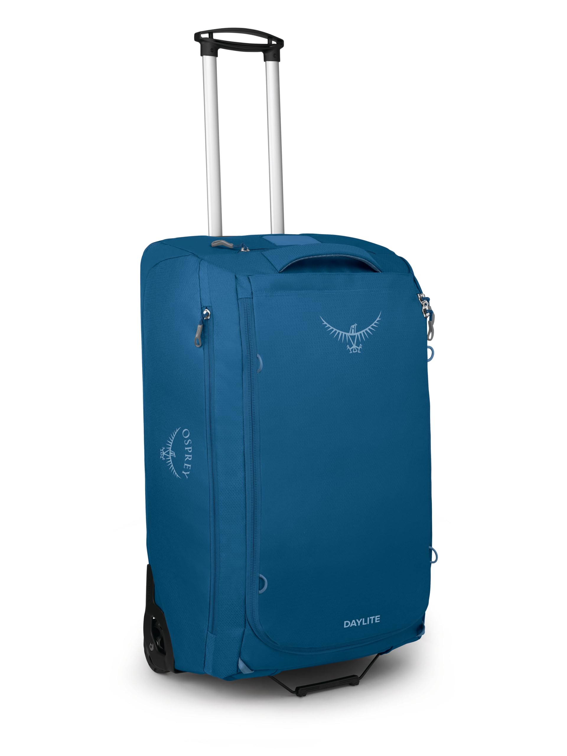 Osprey Daylite 85L Wheeled Collapsible Travel Duffel Bag - Lightweight Rolling Suitcase, Night Shift Blue