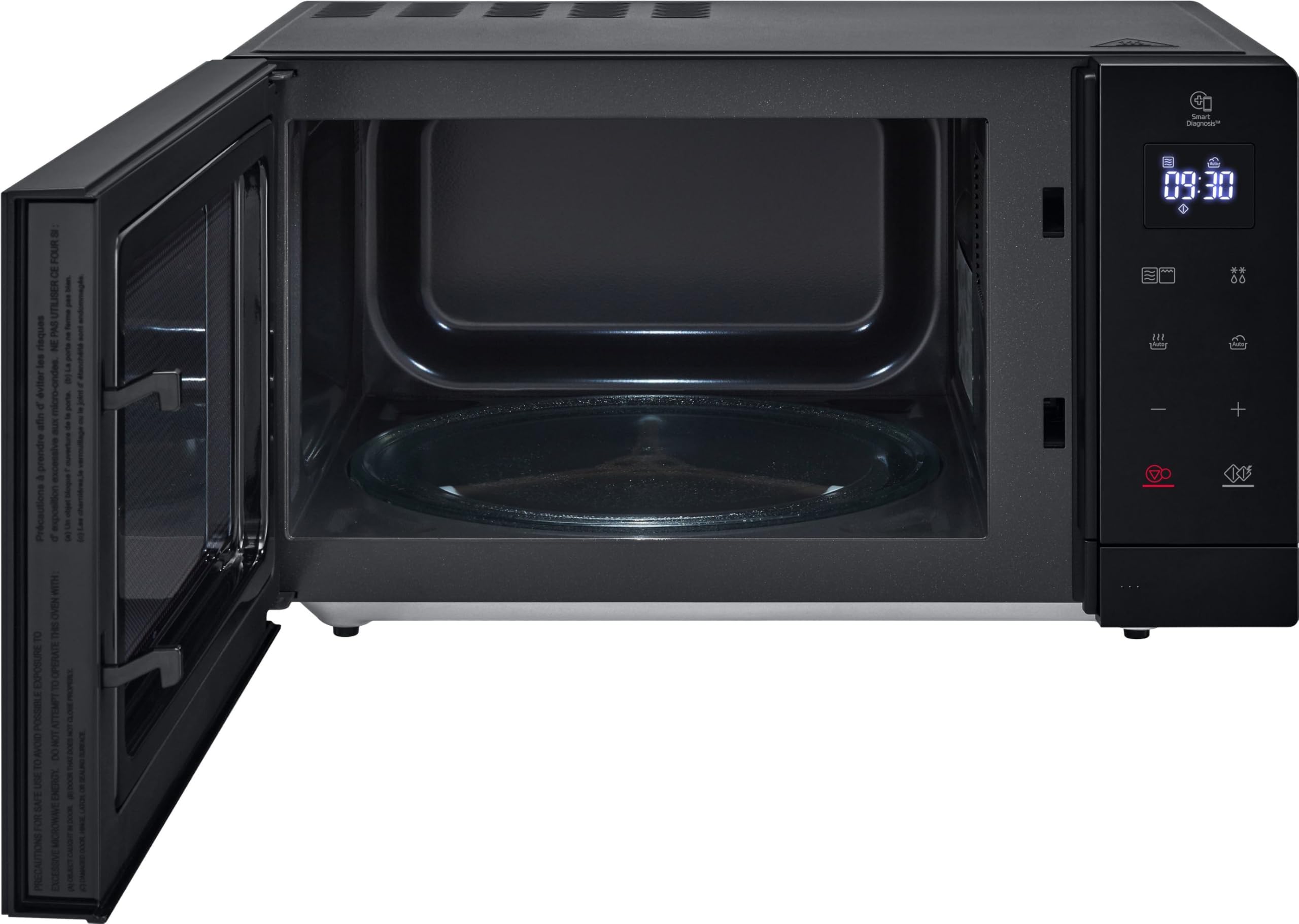 LG MH7032JAS Mikrowelle (30 L, 1000 W) mit Grill (LED-Display, 28 Automatikprogramme, pflegeleicht), Schwarz