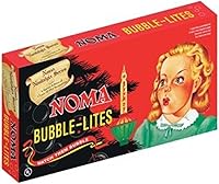 Vista 1 de Set de 7 luces de Navidad "Bubble Lite", edición especial clásica de Navidad "Nostalgia", de Noma