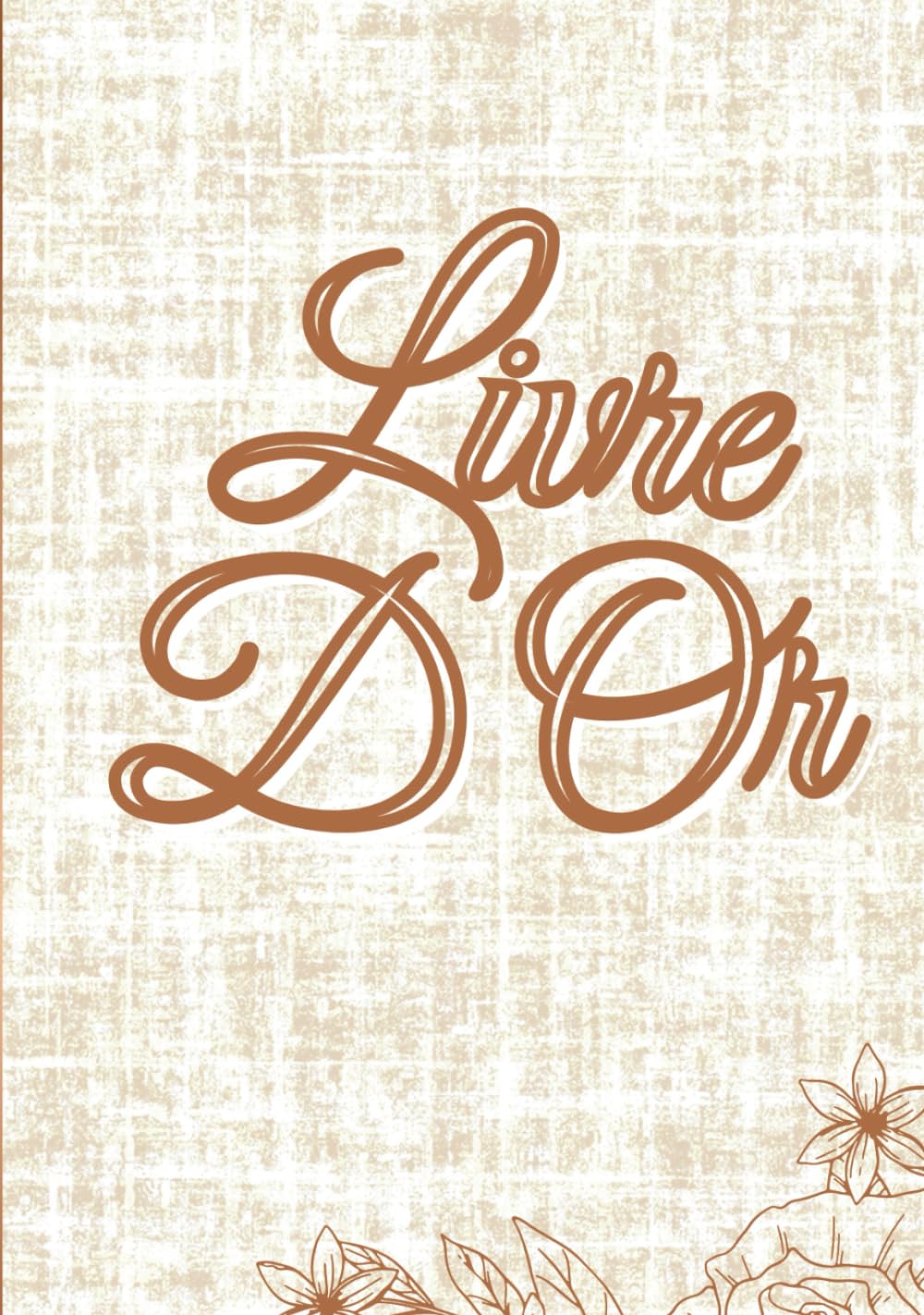 Livre d'or carré 80 pages blanches papier épais pour message de félicitations