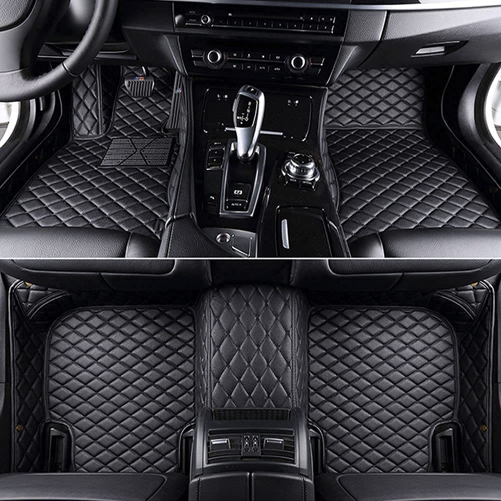 Car Floor Mats Tailored for BMW X4 2019-2023(LHD)(RHD), Men Women Pads Protection Non-Slip Leather Floor Liners Water Proof Dirt Resistant, Floor Mat Accessories