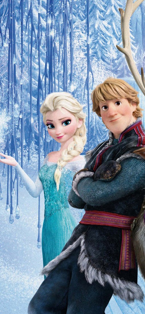 PeelitStickit 60 Width x 130 cm Height Disney Vinyl Frozen Wall Mural