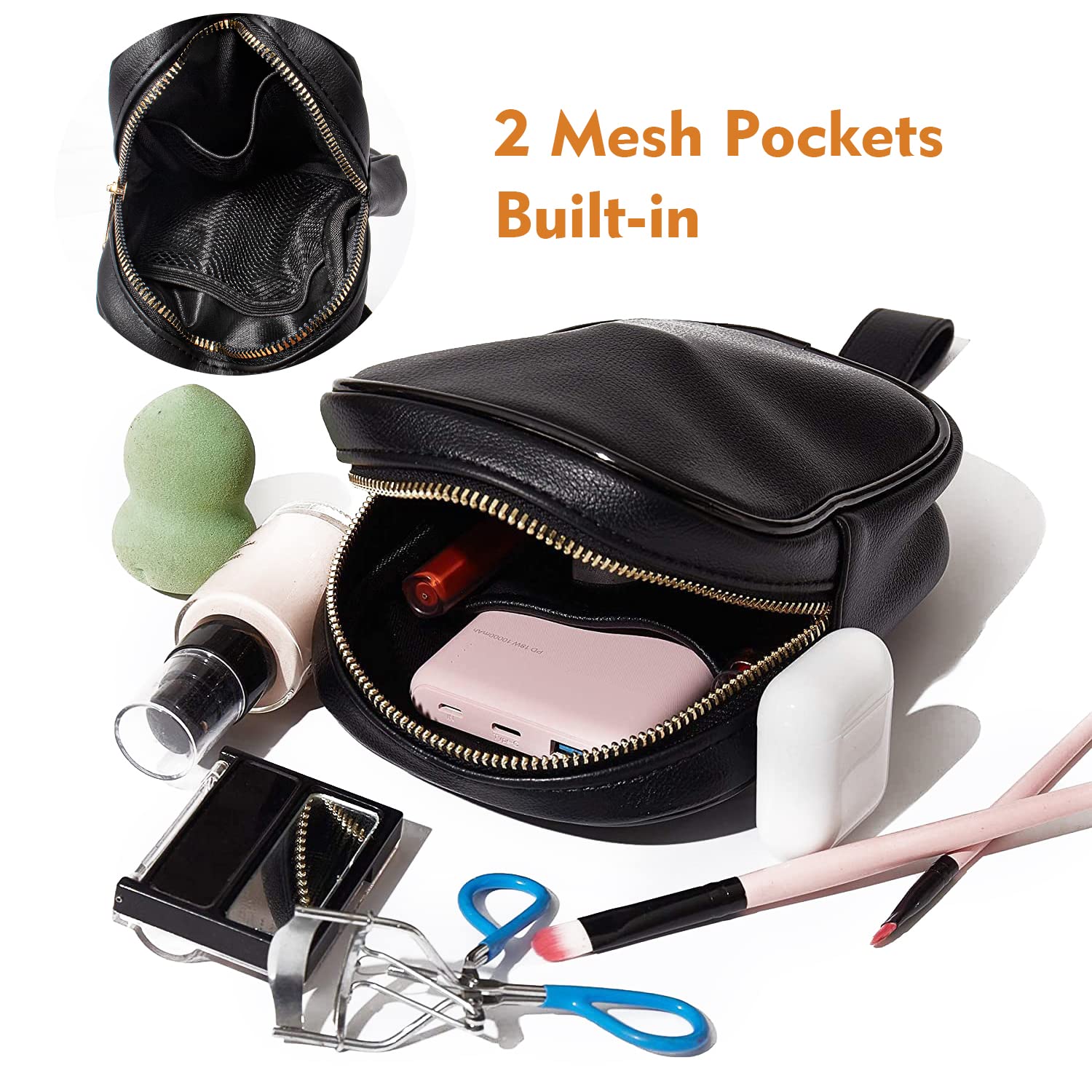 Peicees Womens Drop Leg Bag with Leg Strap Leather Thigh Bag for Motorcycle Costume Accessories Fashion Fanny Bag Belt Pouch: Black