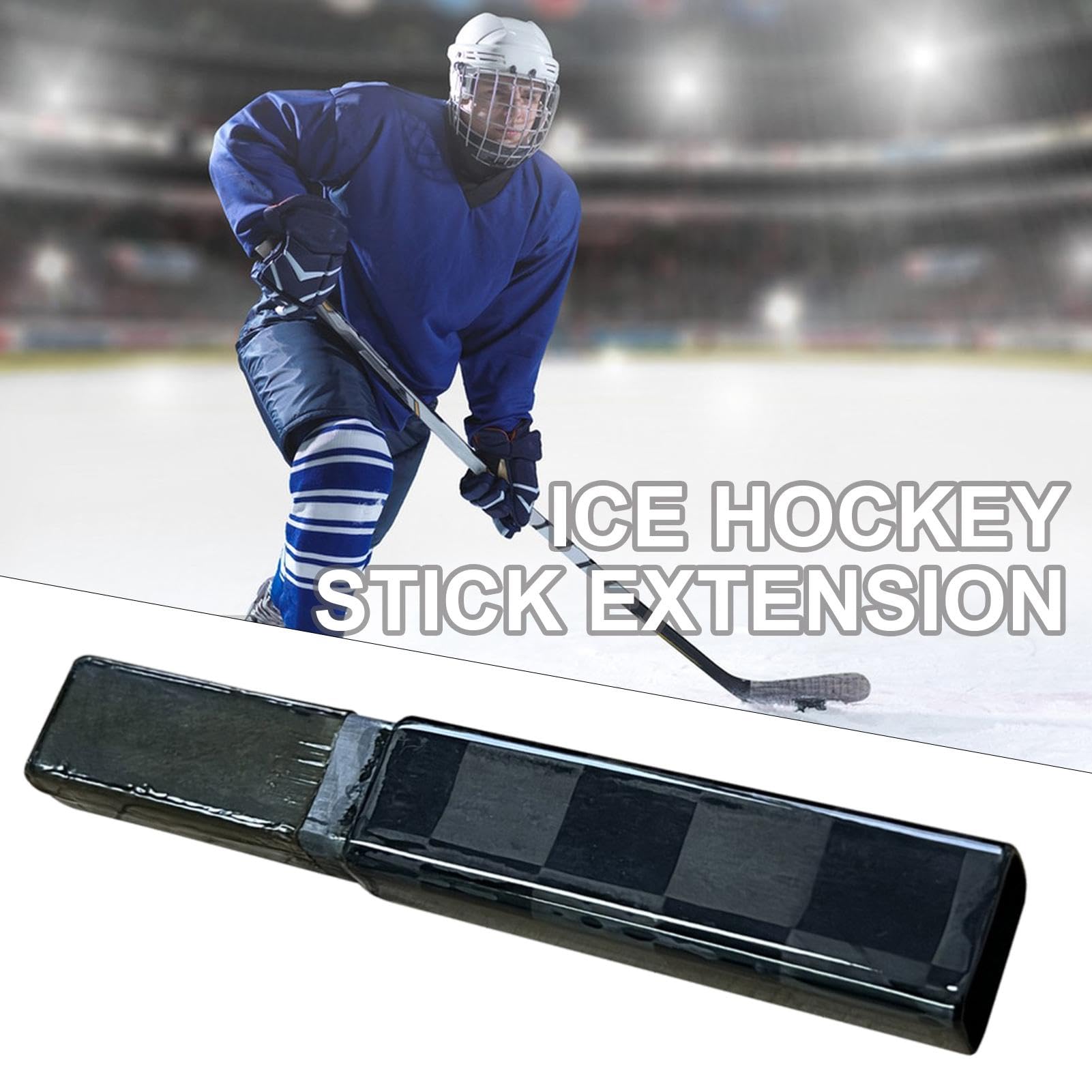 Bouchon D'extrémité De Bâton De Hockey En Composite - Embout D'extension De Bâton De Hockey | Barre D'extension De Bâton De Hockey Sur Glace Polyvalente, Bâton Composite Léger | Remplacement Pratique