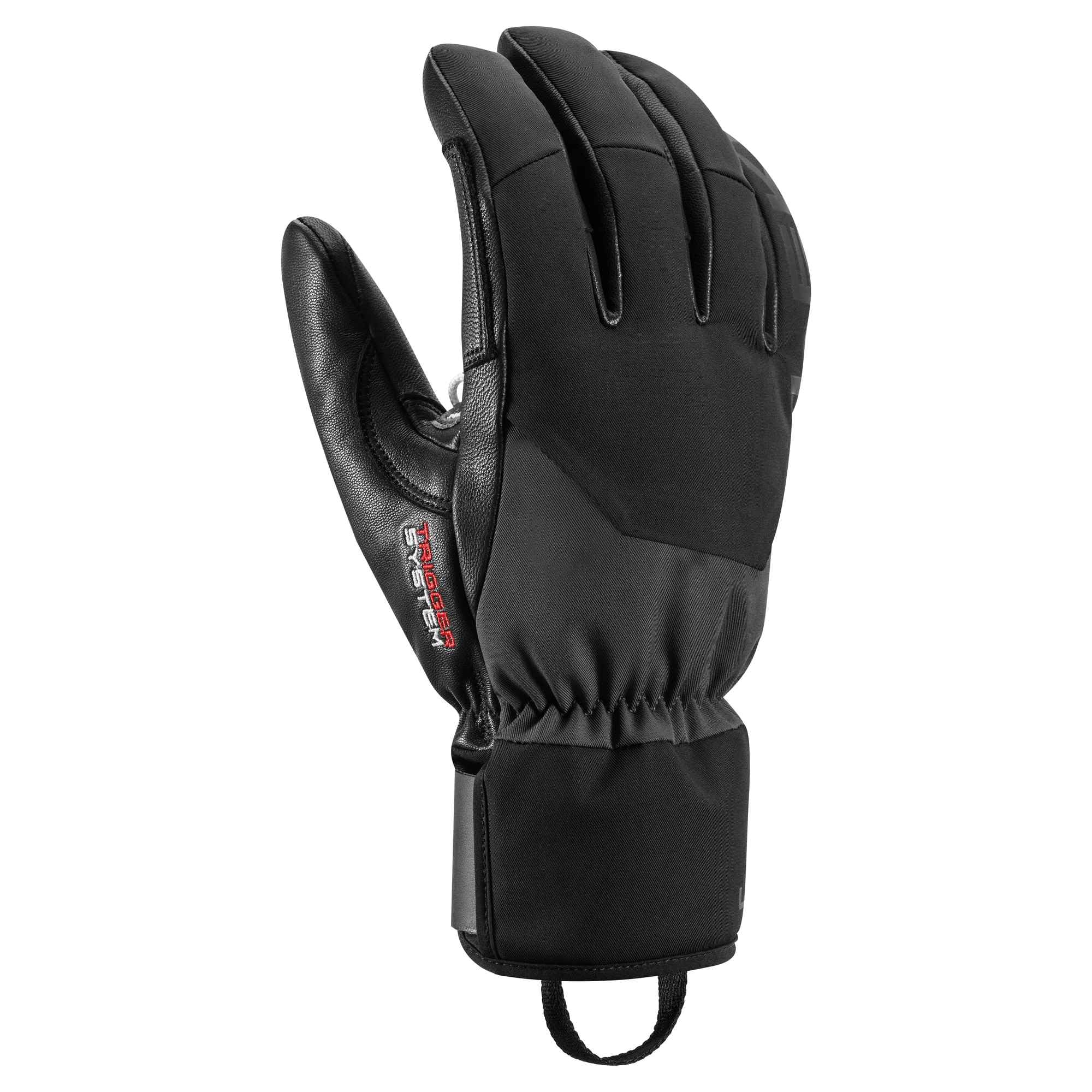 LEKI Hevon Thermo 3D Black - Guanti da sci, misura 8
