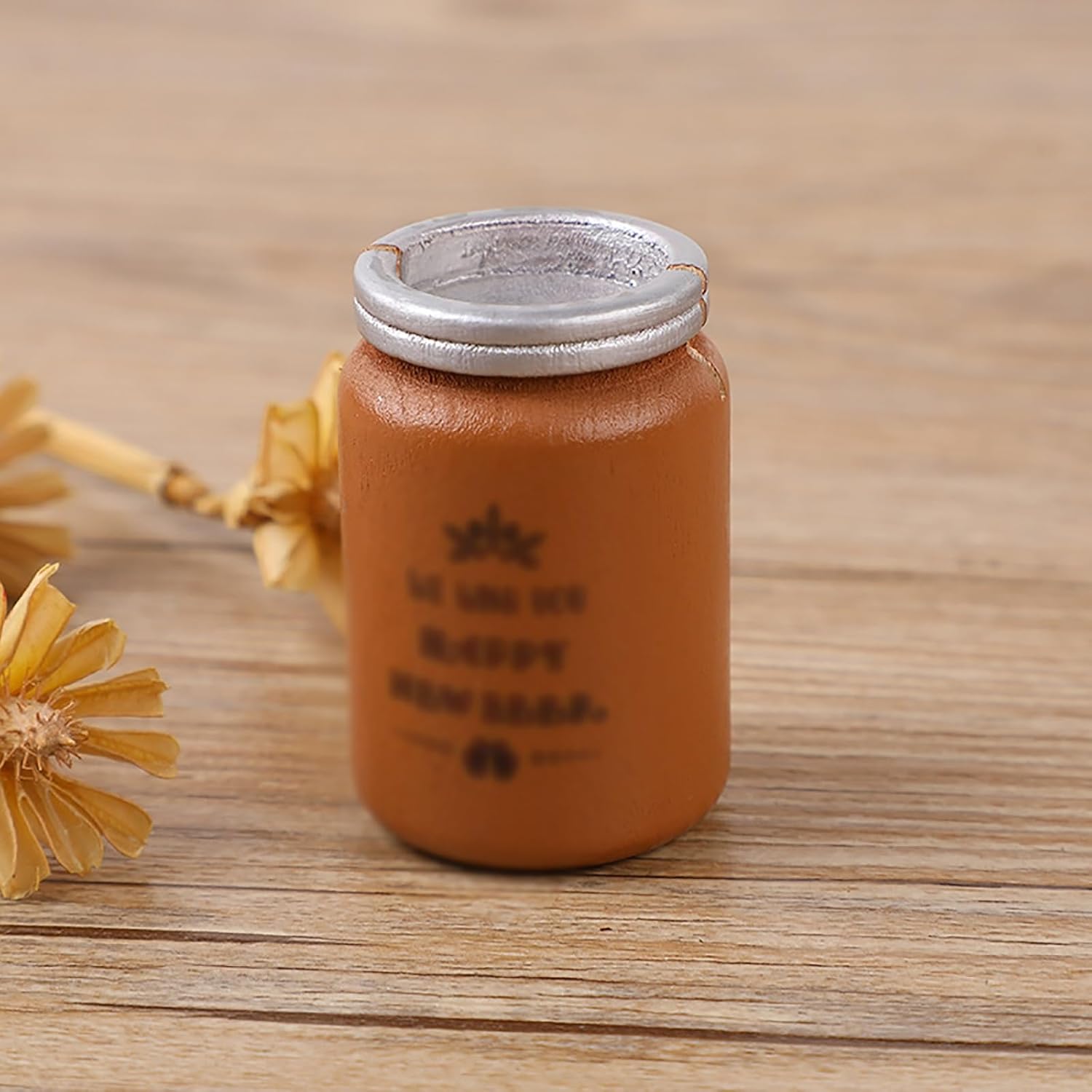 テーブルカードホルダー クリエイティブなシンプルさビール缶木製メッセージクリップデスクトップフォトクリップ名刺ホルダーメモホルダー(