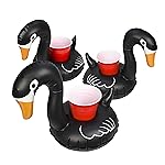 GoFloats Inflatable Pool and Hot Tub Drink Holders (3 Pack) (Choose - Unicorn, Flamingo, Palm Tree and More)