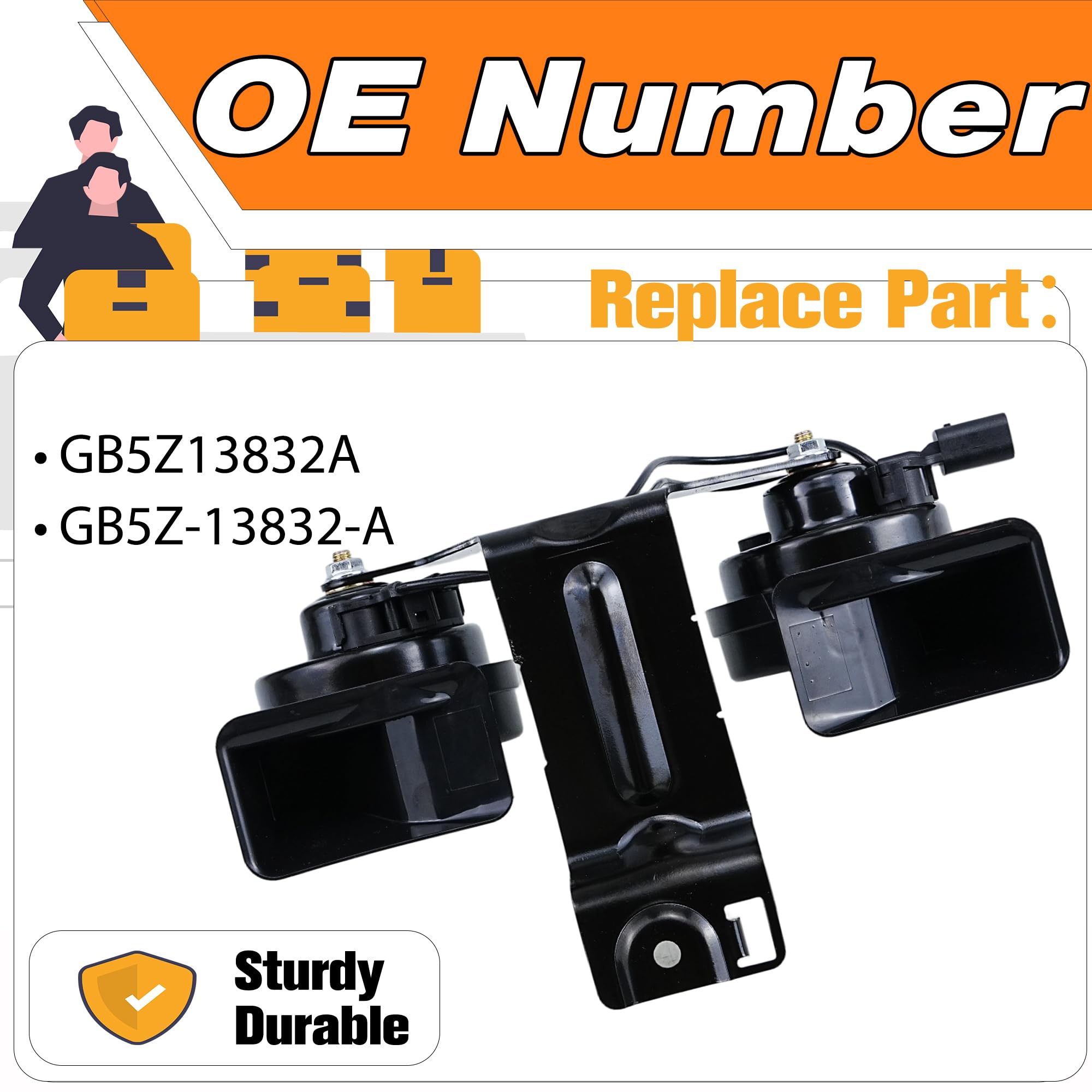 Amazon.com: Horn Assembly With Bracket Two Channel Horn Compatible