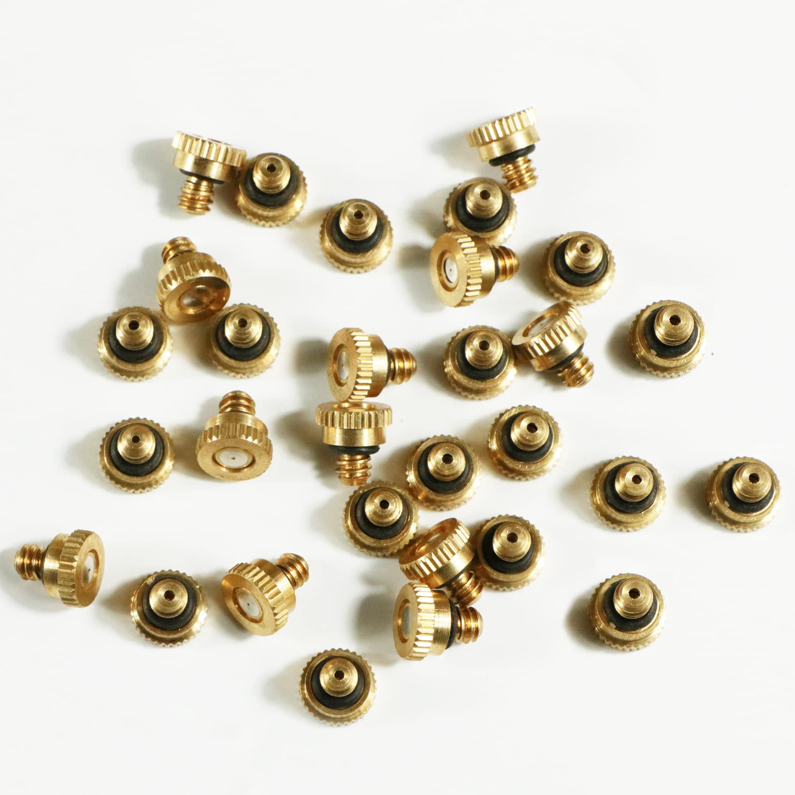30 szt. mosiężnych dysz mgiełkowych do układu chłodzenia 0,03" (0,8 mm) 10/24 UNC Garden (0,03)