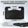 JUSTTOP Escritorio para Volante de Auto para Laptop, Accesorios de Viaje Multiusos, Bandeja para Asiento de Auto para Comer, Mesa Superior para Volante (Negro) 5