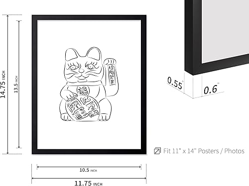 Miniatura 167 de Poster Master Póster de peonías – Estampado de flores retro – Ilustración floral – Ilustración en blanco y negro – Diseño de línea y abstracto –