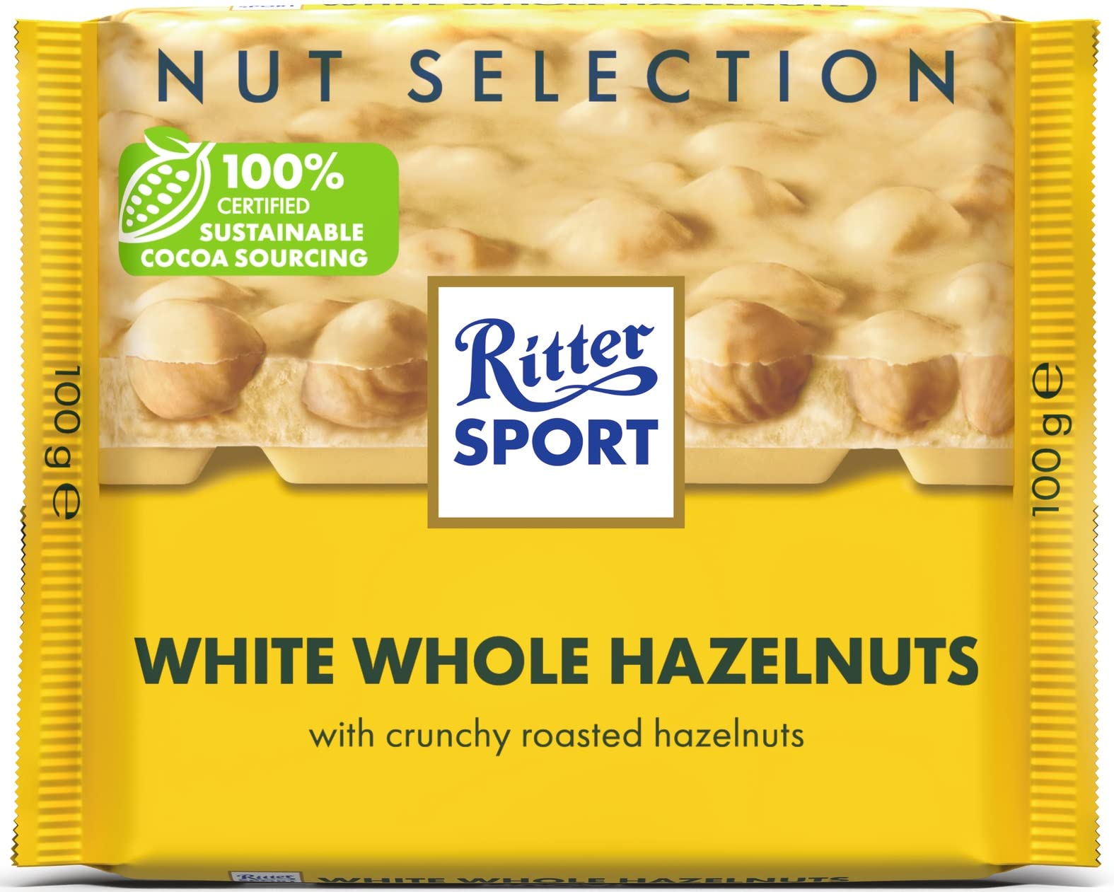 Ritter SportWhite Chocolate Hazelnut Bar-Pack of 3
