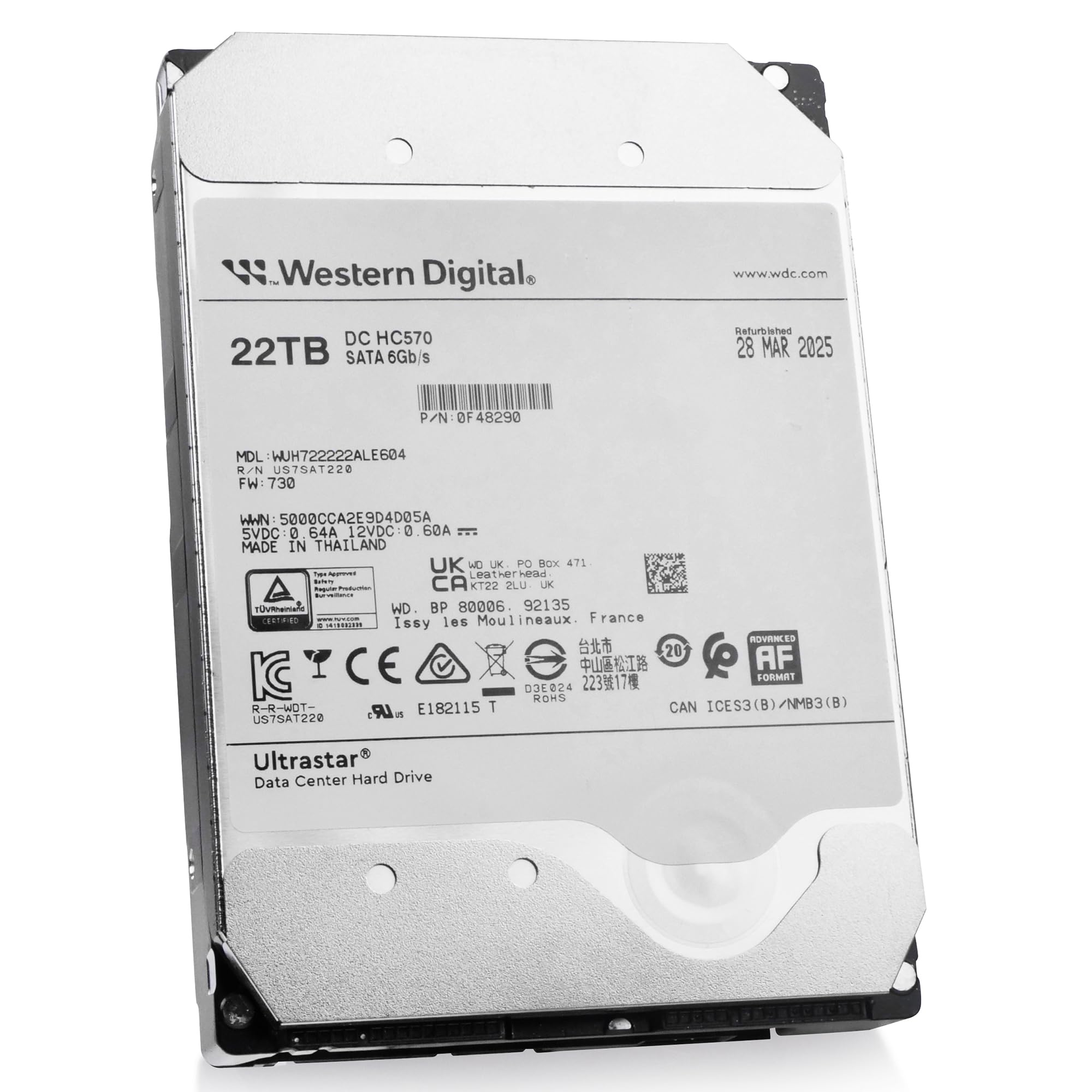 Amazon.com: Western Digital Ultrastar DC HC570 WUH722222ALE604