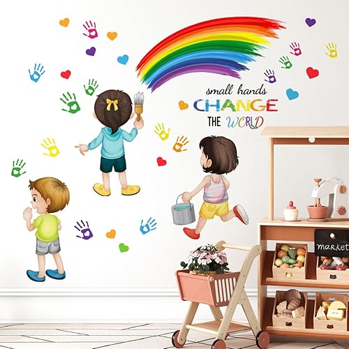 Miniatura 3 de Mirabuy Calcomanías de pared de hongos del bosque, calcomanías de pared de mariposa, decoración para dormitorio de niños, sala de estar, cocina