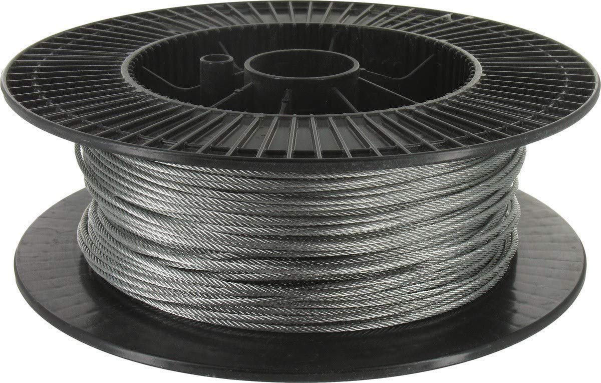 Bobine de 100 m de câble d'horlogerie 6 torons de 7 fils - ø2 mm