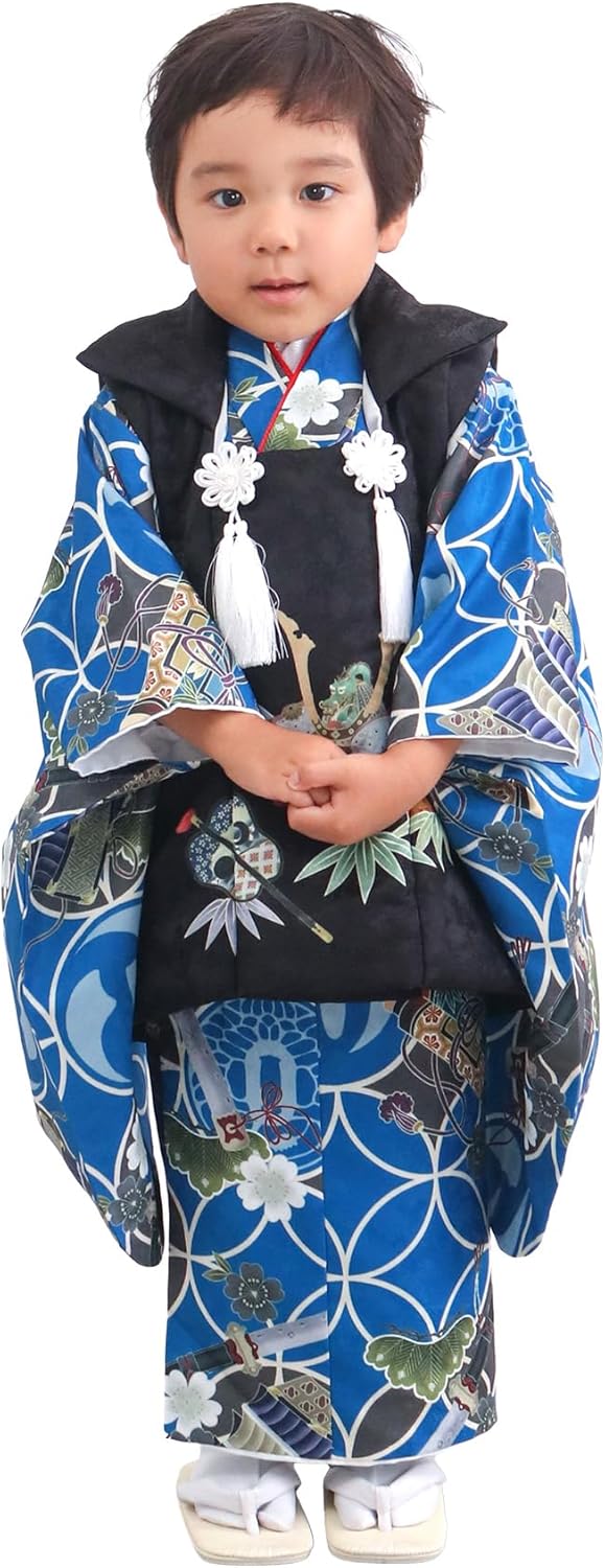 ブランド Moe】 七五三 5歳 永田萌 希少 羽織 着物 袴 セット 男の子