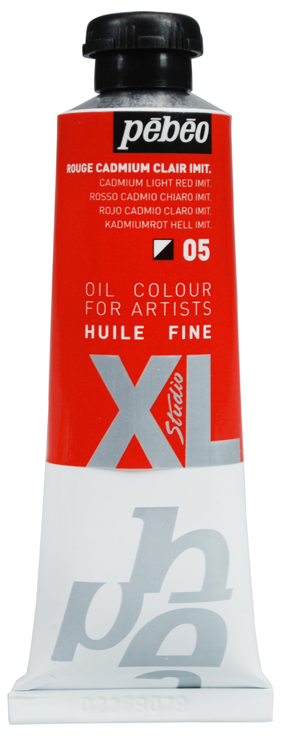 Pébéo XL Studio Fine Oil Colour 5T37ml – Cadmium Red Light | Rich, Smooth Artist Oil Paint