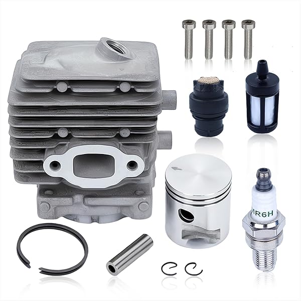 Kit cylindre-piston pour souffleur Stihl BG56 BG86 SH56 BR200, avec filtre à carburant et bougie