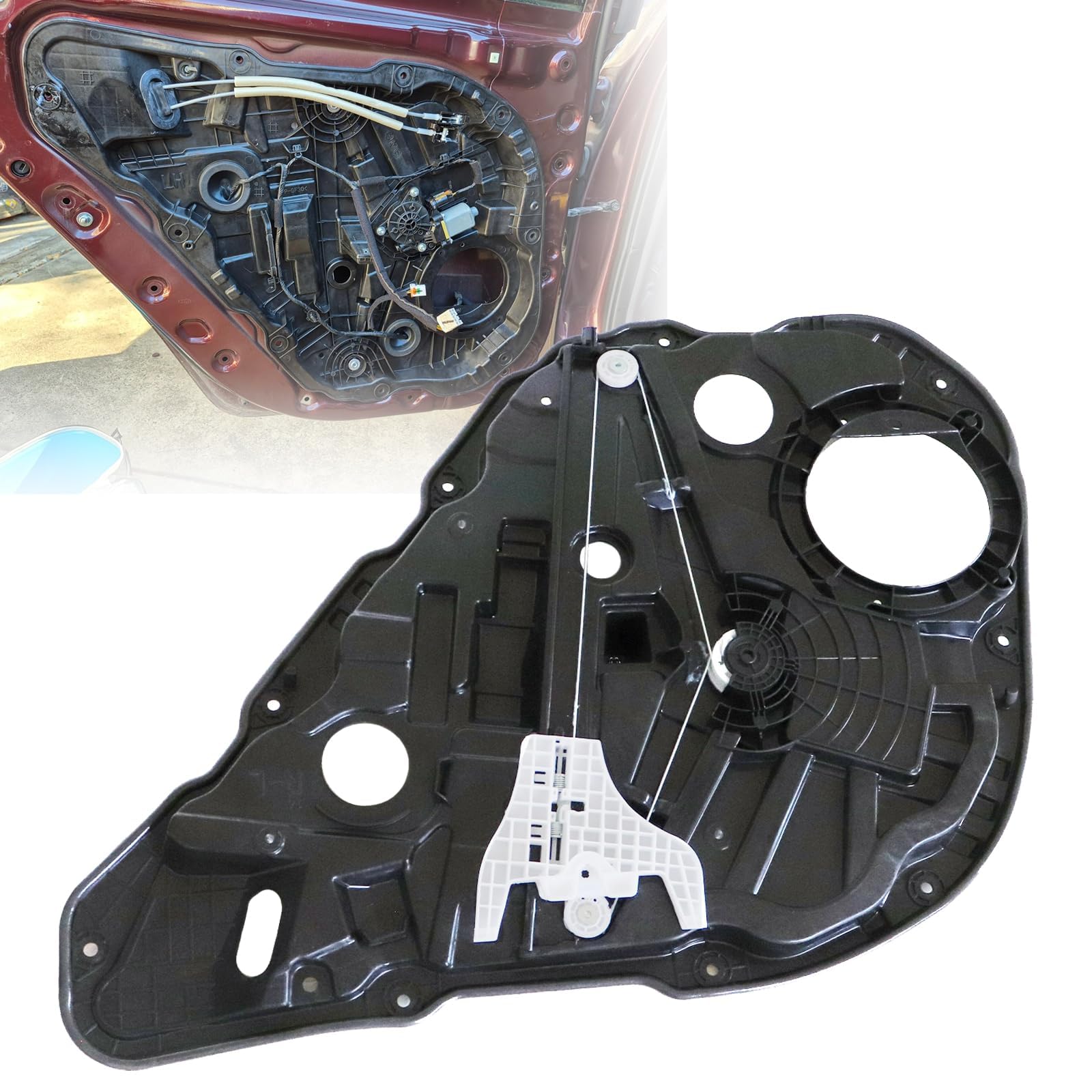 Amazon.com: SecosAutoparts Rear Left Power Window Regulator Fit