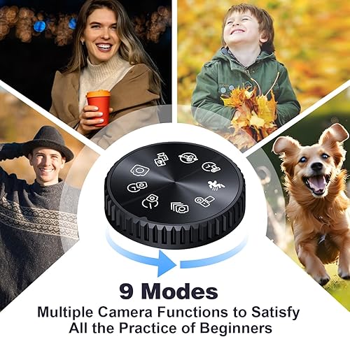 Miniatura 6 de Cámara digital de 6K 64MP para fotografía, cámara de vlogging para YouTube, pantalla abatible de 180, enfoque automático de zoom 16X, cámara