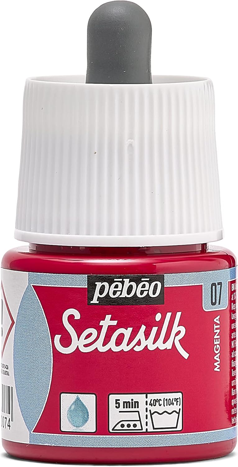 Pebeo Setasilk Silk Painting 45-Milliliter Bottle, Navy Blue