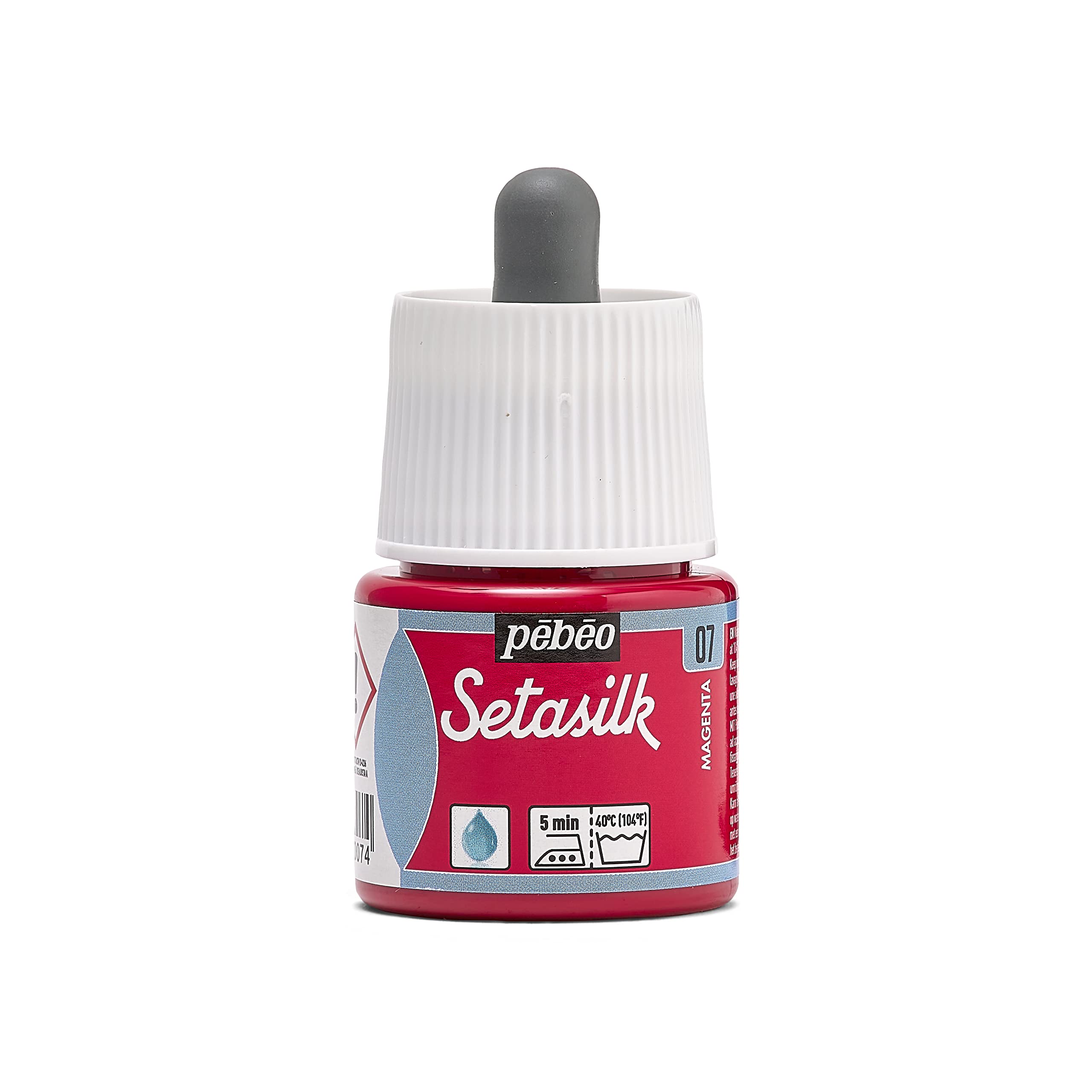 Pebeo Magenta Setasilk 45 Ml Bottle - Silk Paint - 45 Ml Pipette Cap Bottle