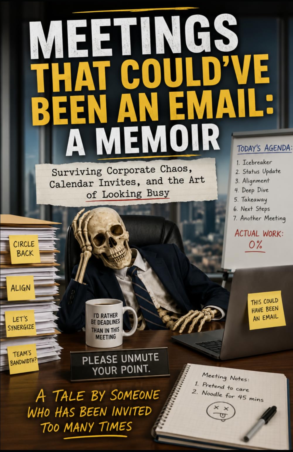Meetings That Could've Been an Email: A Memoir: Surviving Corporate Chaos, Calendar Invites, and the Art of Looking Busy