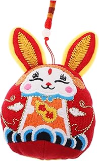 Abaodam Ano Da Boneca Coelho Ornamento De Coelho Enfeite De Carro Pendurado Boneca De Pelúcia Themberchaud De Pelúcia Ano Enfeites De Árvore 2023 Ano Boneca De Coelho Ano Da Boneca De