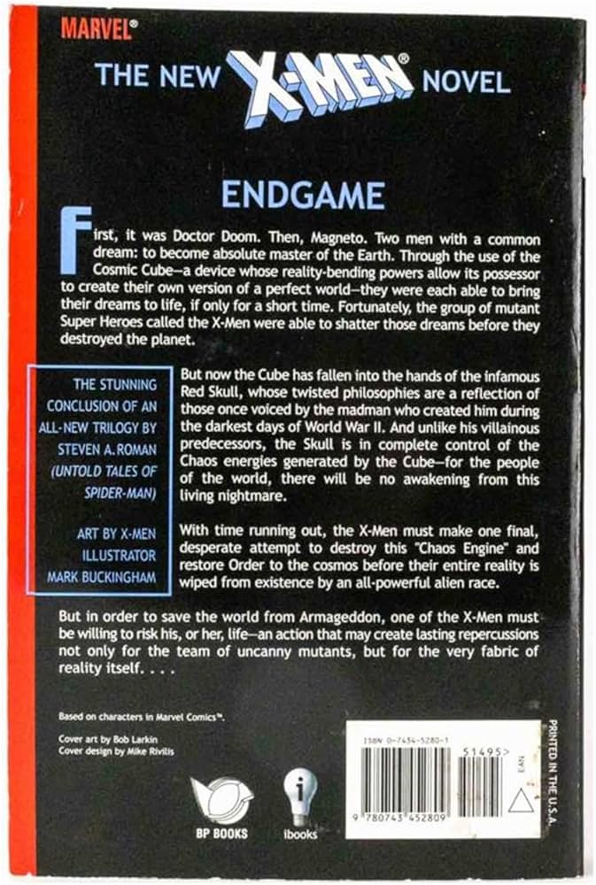 X-Men/Red Skull: The Chaos Engine: Roman, Steven A.: 9780743479585