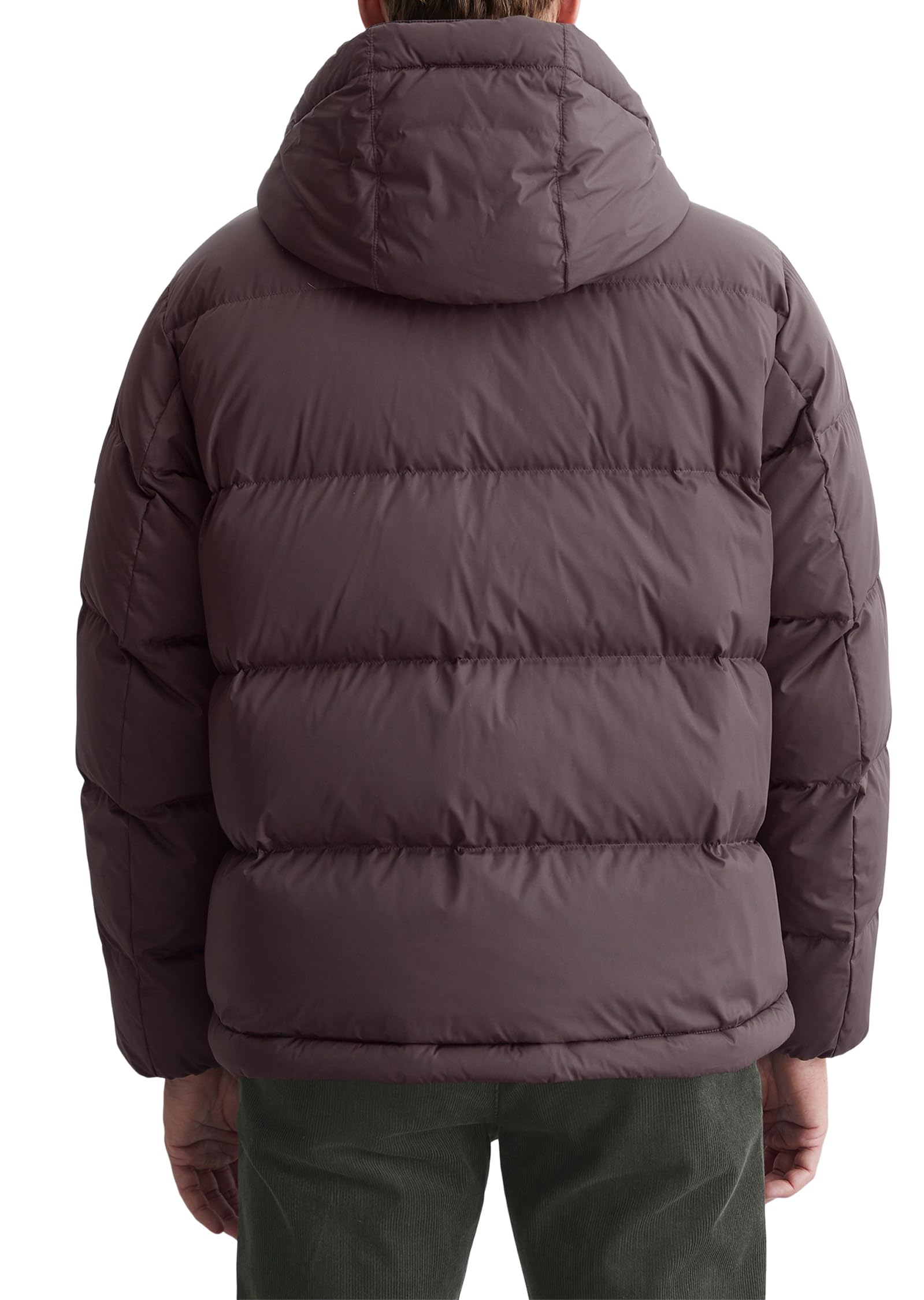 Marc O'Polo Herren Daunenjacke mit Kragen gefüttert, Lila (Purple Depths), M – Ansicht 4