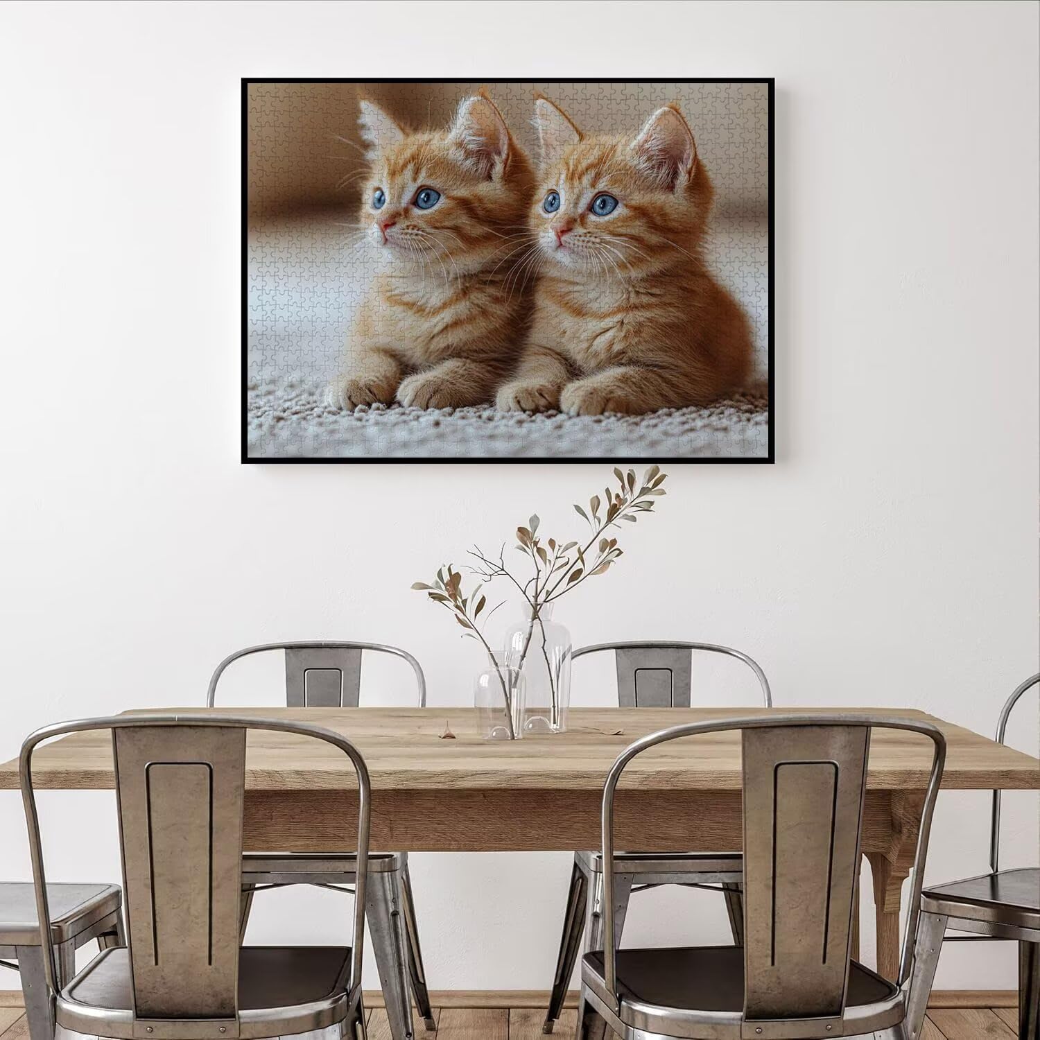 Puzzle 1500 Kawałek Słodkie Drewniane Puzzle Wyzwanie, n-377 | Niemożliwe wyzwanie, inteligentna gra zręcznościowa, gry logiczne dla całej rodziny, pomysł na prezent, zwierzę