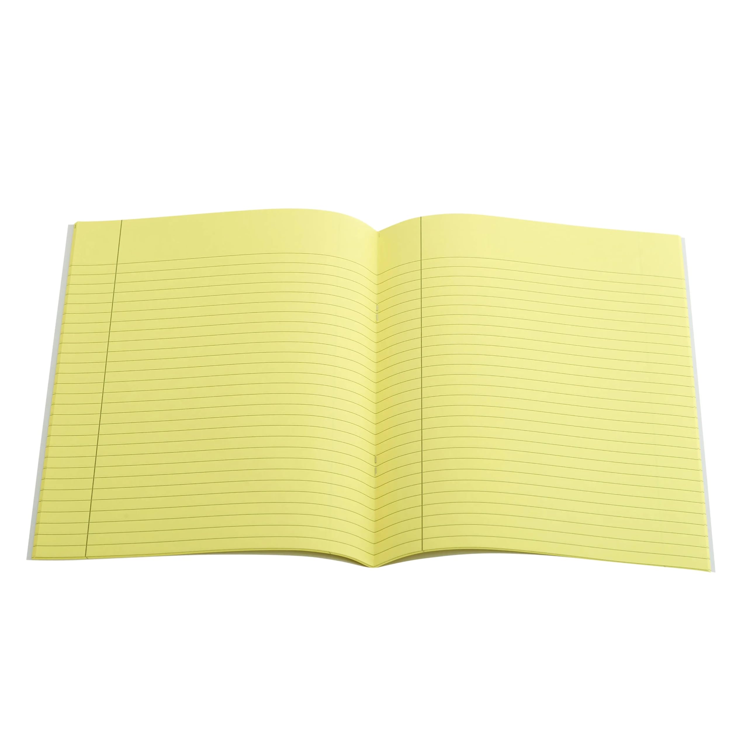 The Dyslexia Shop 9" x 7" - 7mm Lined Tinted Paper - Exercise Book (Grey Cover) Single Book/Orange - Image 6