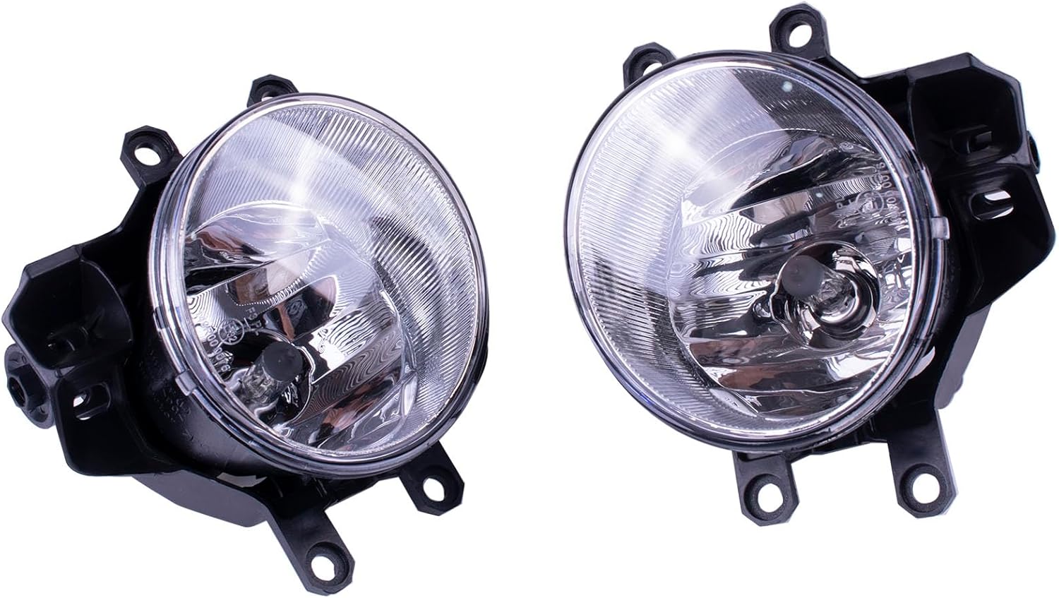 BestParts Fog Lights Set Kit Compatible With Toyota Yaris Hatchback 2015 2016 2017 With Covers(Cr.P.) + Switch + Wiring Replaces TO1039189 520300D050 TO1038189 520400D050 8121006070 8122006070