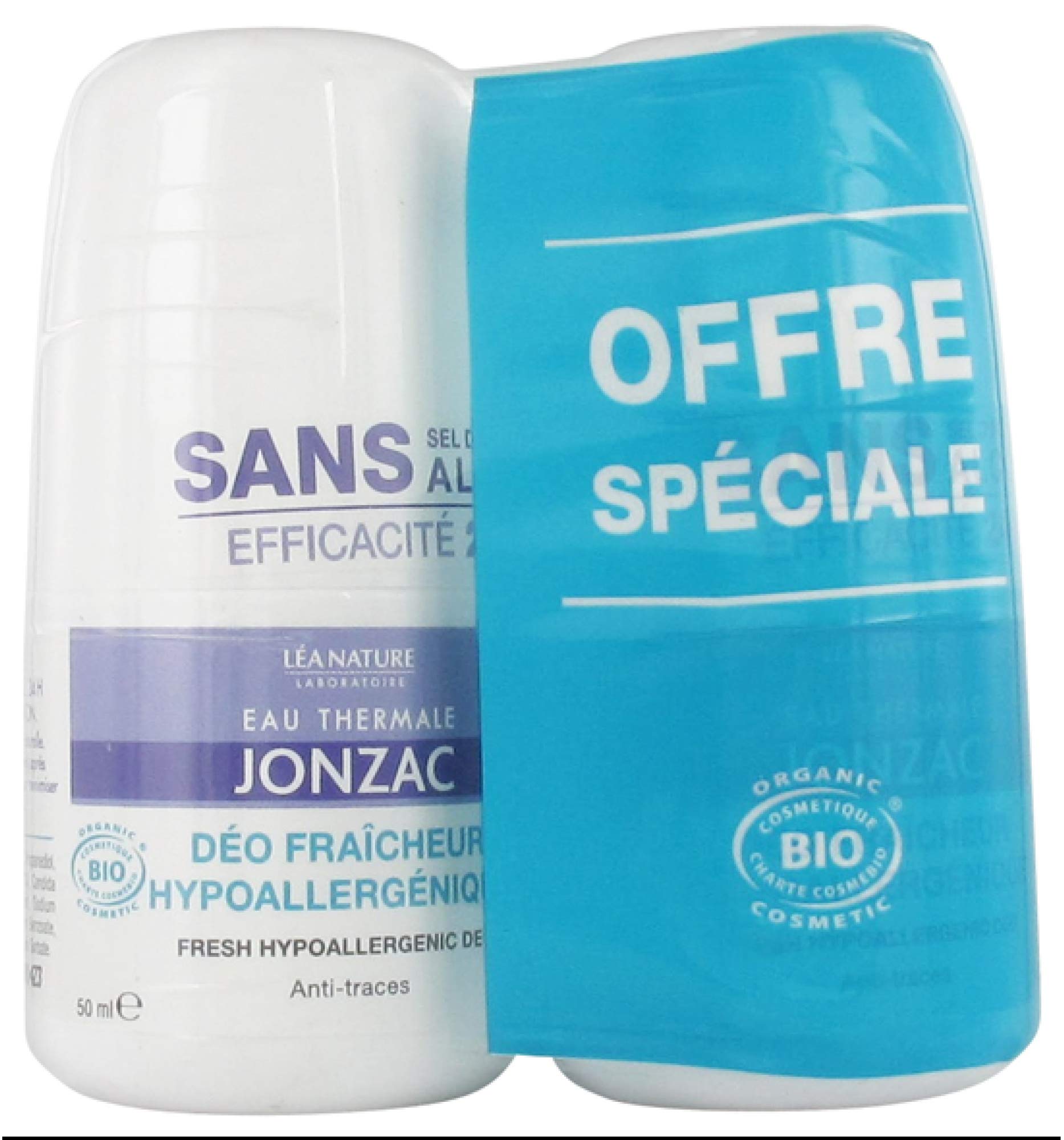 Eau de Jonzac Hypoallergenic Deodorant 2 x 50ml