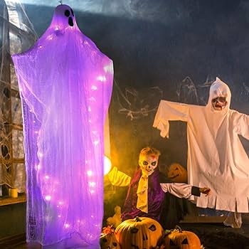 Amazon | DERAYEE ハロウィン 飾り 吊り下げ お化け屋敷 超BIG