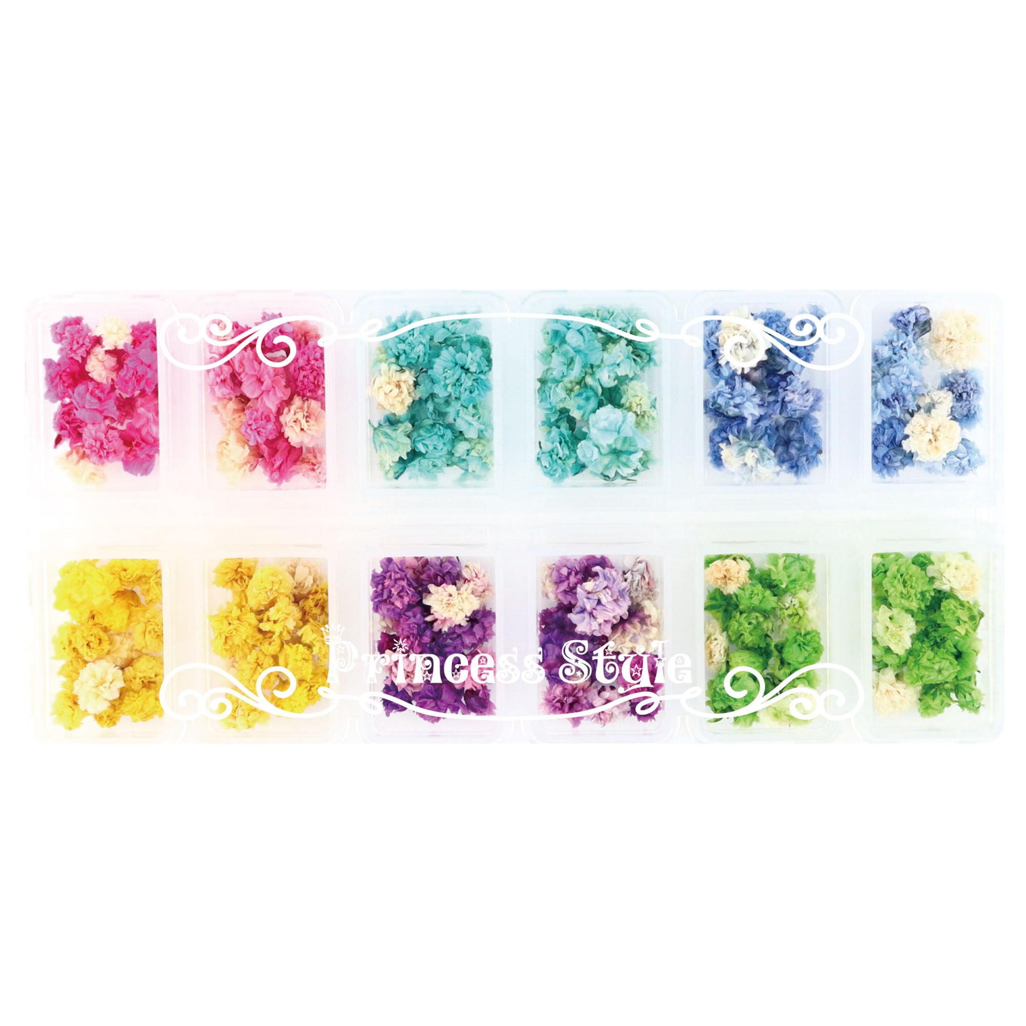 Amazon | Princess-style かすみ草 ドライフラワー 花頭 咲いた花