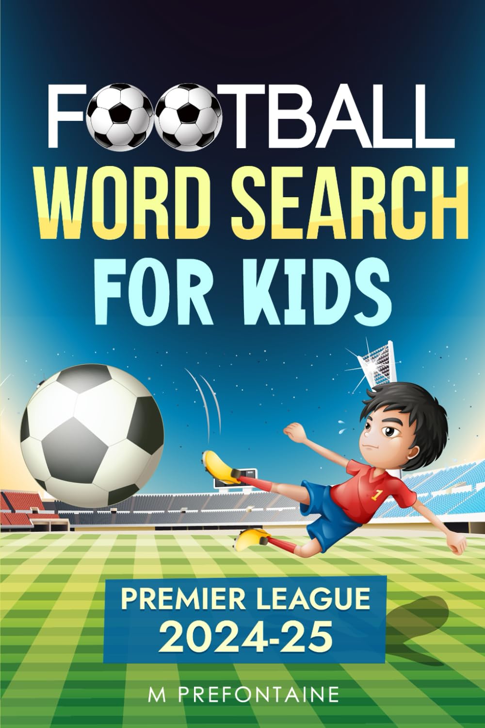 Football Word Search for Kids: Premier League 2024-25